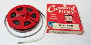 Películas de carnaval de colección Betty Boop Boop Mystery Island película de 8 mm #P18 - Imagen 1 de 3