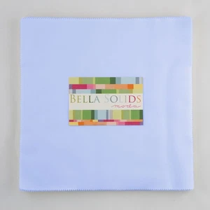Bella Solids 10" Square Junior Pack in Baby Blue by Moda - Picture 1 of 1