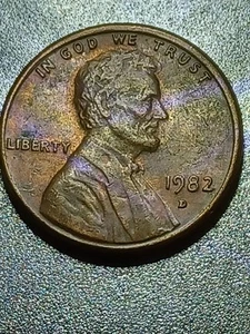 Penny 1982D 3,108 gramos fecha pequeña - Imagen 1 de 5