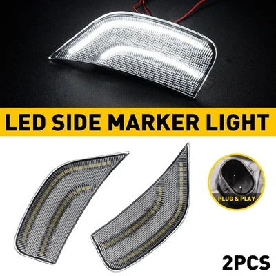 Luces LED laterales transparentes para GMC Yukon XL Chevrolet Tahoe Cadillac 2021 2022 Foto 1 de 4