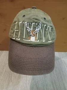 Buck Hunt Green Brown Snapback OSFA Cap Vintage Jagdmütze - Bild 1 von 3