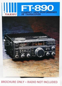 Brochure For Yaesu FT-890 Compact HF Ham Amateur Radio Transceiver - Picture 1 of 3