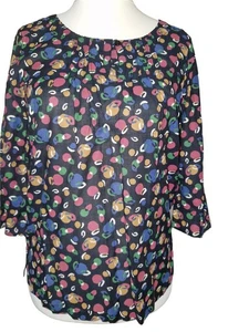 Ex Seasalt Compass Rose top -  Size 8 - Picture 1 of 4