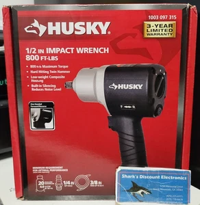Husky 1/2" Impact Wrench 800 ft.-lbs. H4480 Impact Wrench 1003097315. New,sealed - Picture 1 of 3