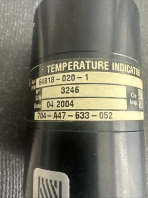 64818-020-1 Indicador de Temperatura Aceite Motor 704A47633052 Nuevo Foto 1 de 4