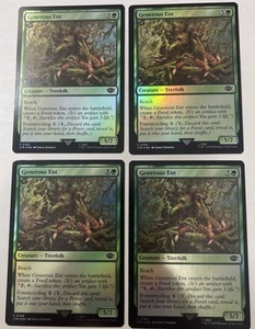Generous Ent - The Lord of the Rings: Tales of Middle-earth Mtg x4 Playset FOIL - Picture 1 of 1