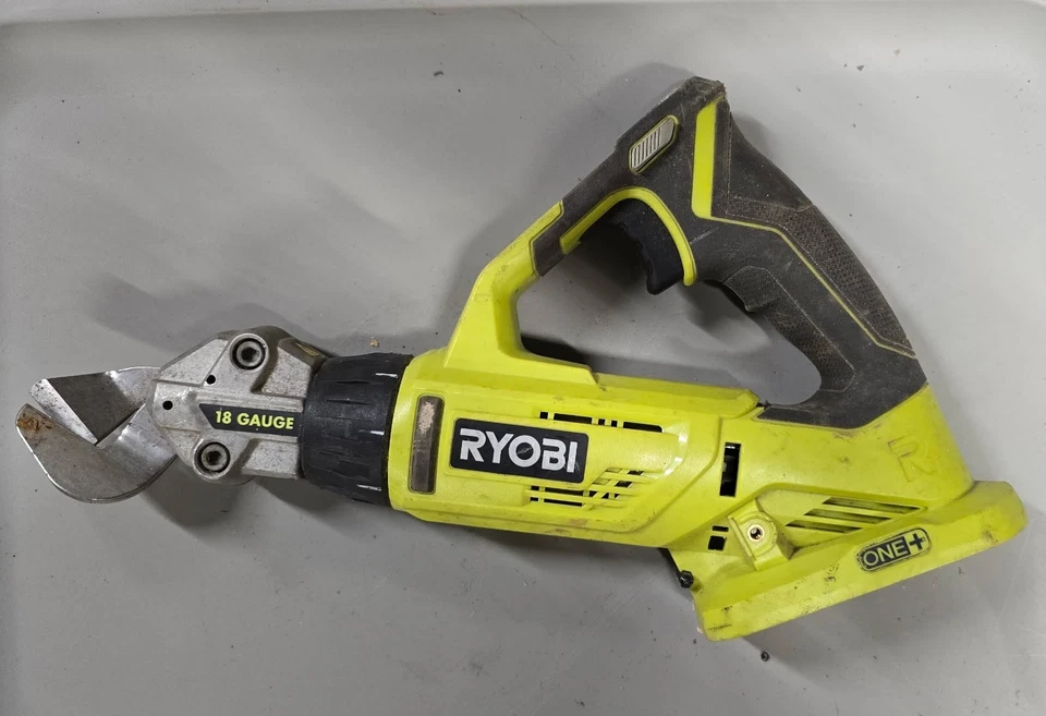 Tijeras desplazadas Ryobi P591 One+ calibre 18 cortadores de chapa, solo herramienta Foto 1 de 1