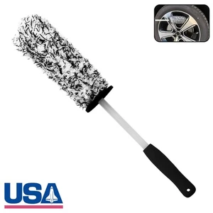 1PC Black Car Motorcycle Wheel Tire Rim Scrub Brush High quality Good Elasticity - Picture 1 of 16