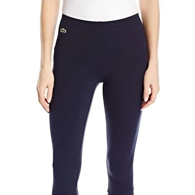 Lacoste Women’s Pique Leggings XS Navy Blue - Image 1 of 4