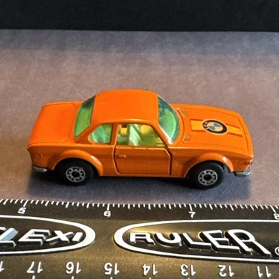 Matchbox Superfast 1976 MB No. 45 BMW 3.0 CSL England Open Doors Orange - NRMNT - Image 1 of 4