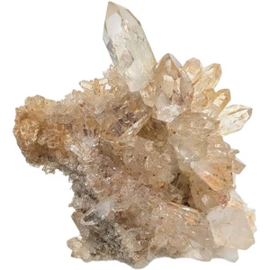 Rare Quartz Crystal Cluster  | Arkansas | Nice Size 3x4" - Picture 1 of 5