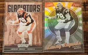Anthony Munoz 2022-23 Contenders/Prestige Insert Lot x2 Cincinnati Bengals  - Picture 1 of 2