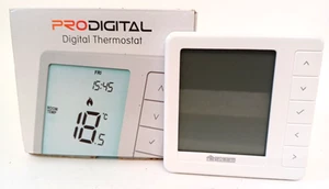 ProWarm Pro Digital Thermostat White Underfloor Heating Controller Boxed Instruc - Picture 1 of 11