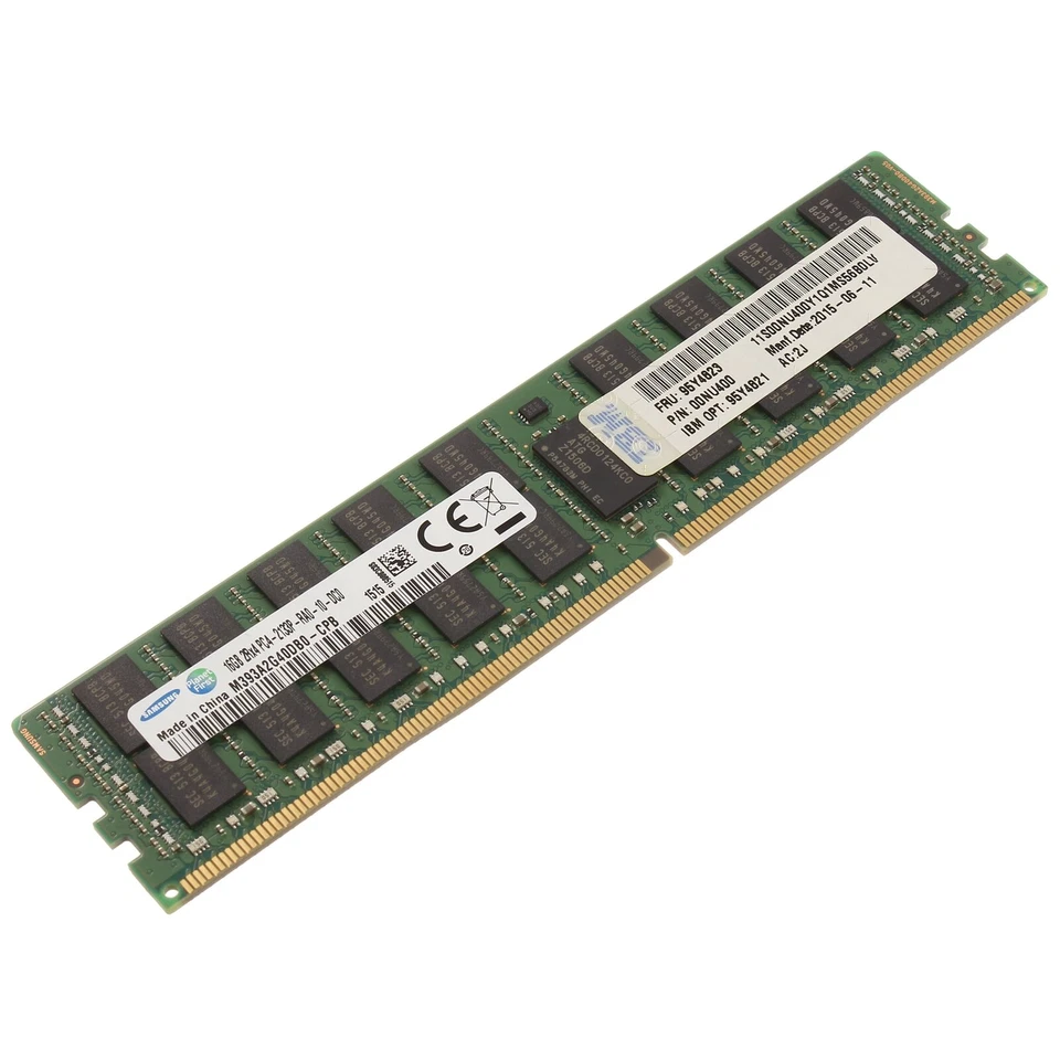 IBM DDR4-RAM 16GB PC4-2133P ECC RDIMM 2R - 95Y4823 95Y4821 M393A2G40DB0-CPB - Bild 1 von 1