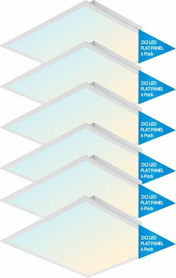 Panel plano de luz LED 2x2, 20/25/30/35/40W, 5 temperaturas de color 3K/3,5K/4K/5K/6,5K,... Foto 1 de 4