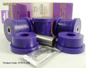 4x Pu-Buchsen Längslenker HA hinten Opel Agila Suzuki Ignis Powerflex PFR73-206 - Bild 1 von 5