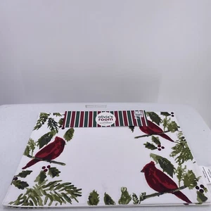 Juego de 4 manteles individuales acuarela cardinal rojo Olivia’s Room pájaros 13” X 18” - Imagen 1 de 9