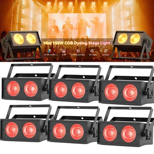 1-8x 200W COB LED Par Can Light DMX Stage DJ Audience Blinder Light Party Lights - Picture 1 of 14