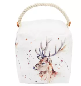 Stag DOORSTOP CUBE With Rope Handle - Picture 1 of 2