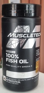 MUSCLETECH Platinum Fish Oil Omega-3 buono per la salute - Foto 1 di 3