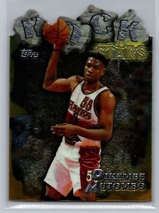 1997-98 Topps Rock Stars Dikembe Mutombo #RS10 Atlanta Hawks - Picture 1 of 2
