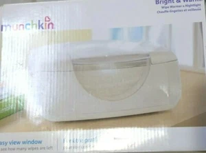 Munchkin Bright & Warm Wipe Warmer - White - Picture 1 of 5
