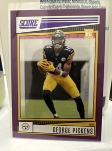 2022 Panini Score Purple George Pickens - Picture 1 of 6