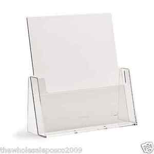 LEAFLET HOLDERS A6 DL A5 & A4 COUNTER & WALL MOUNTING FLYER RETAIL MENU DISPLAYS