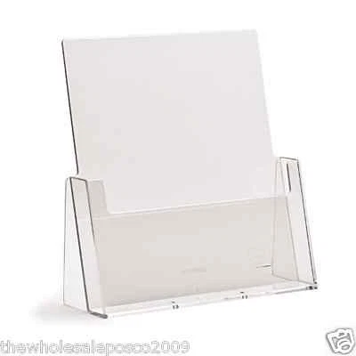 Leaflet Holders Menu Displays A6 DL A5 & A4 Counter & Wall Mounting Flyer Retail