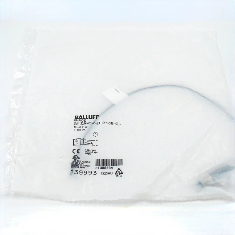 1pcs BALLUFF BMF0043 BMF 303K-PS-C-2A-SA2-S49-00,3 - Image 1 of 1