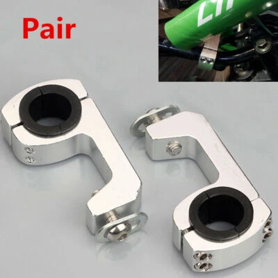 Par de soportes de protección de manos para motocicleta clip de fijación 22/28 mm soporte de mango Foto 1 de 4
