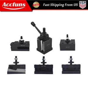 250-222 BXA Quick Change Wedge Tool Post Set Series 10" - 15" 6 Pcs - Picture 1 of 6