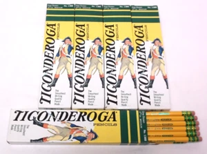 Ticonderoga 2 5/10 Medium Pencils by Dixon 60 Unused - Picture 1 of 1