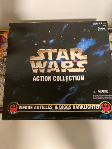Star Wars Action Collection 12" Wedge Antilles and Biggs Darklighter 1998 NIB Cover