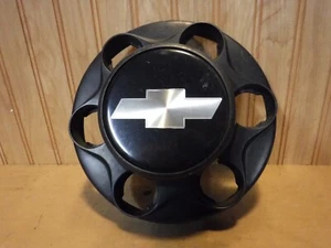 Chevrolet Pickup Van Suburban Tahoe Silverado 1500 6 Lug Wheel Center Cap Black - Picture 1 of 7