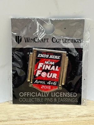 NCAA Final Four 2015 «Дорога заканчивается здесь» эмалированная шляпа лацкан заколка Wincraft - Изображение 1 из 4