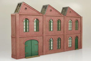 te-miniatur 2323 Bausatz Fabrikrelief Basis-Set zweistöckig Lasercut (Spur 0) - Bild 1 von 4