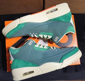 Taglia 10,5 W/9 M - Nina Chanel Abney x Air Jordan 3 Retro SP Bicoastal FZ7974-300 - Foto 1 di 5