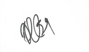 WELLINGTON PHOENIX, FLEETWOOD & BRADFORD: DAVID BALL SIGNED 3x5 WHITECARD+COA - Picture 1 of 1
