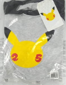 Pokemon Center Celebration Grey/Black Raglan Shirt Size M Adult - Picture 1 of 1