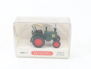 Wiking H0 0880 53 Modellauto Traktor URSUS mit Dach Grün 1:87 - Bild 1 von 2
