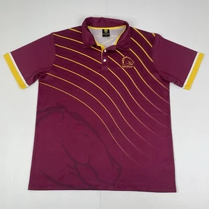 Brisbane Broncos NRL Supporter Polo Shirt Mens XL - Picture 1 of 10