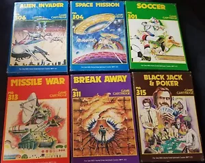 6 NOS MPT-03 Games Not Sealed Space Mission Alien invader, Missile War Etc - Picture 1 of 13