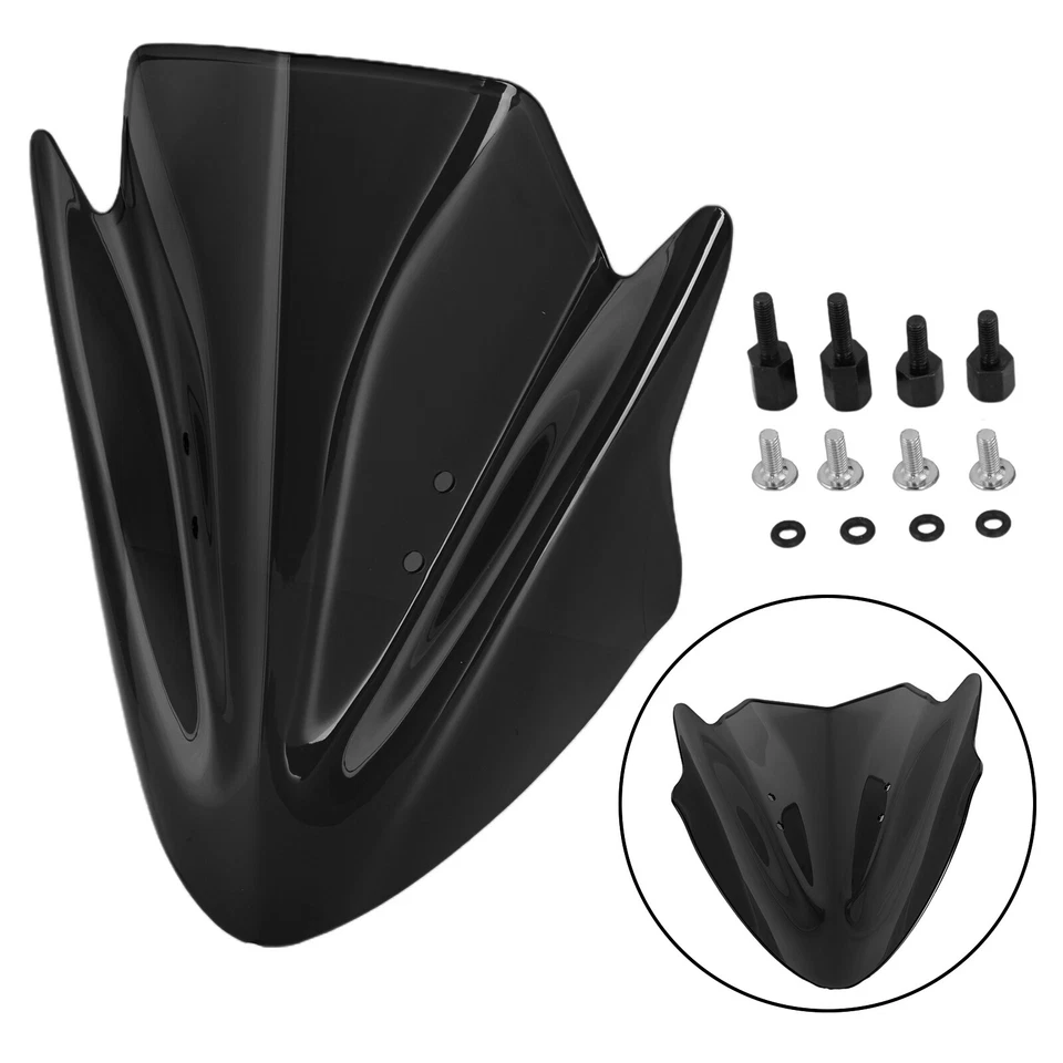 Windshield Windscreen Wind Shield Protector for Kawasaki ER6N ER-6N 2012-16 Foto 1 de 4