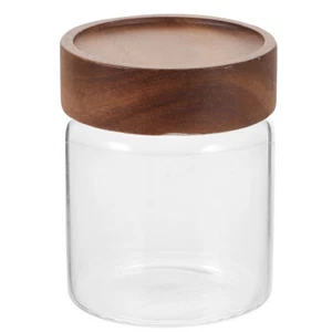 Glass Storage Jar Airtight Coffee Container Bean Canisters with Lids - Picture 1 of 12