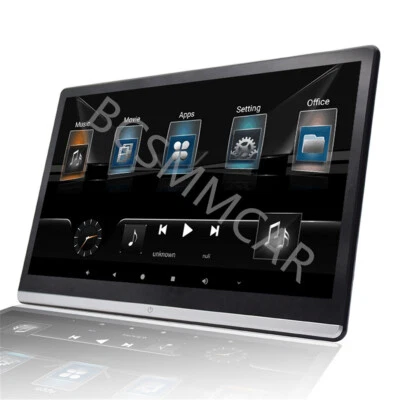14in Android 12 Touch Screen Headrest Monitor Car Video Player TV WiFi 2+32GB - Image 1 of 4