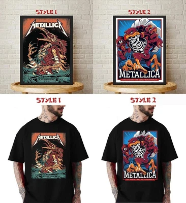 Metallica M72 Virginia Tech Blacksburg Virginia On May 7 2025 Poster or T-Shirt