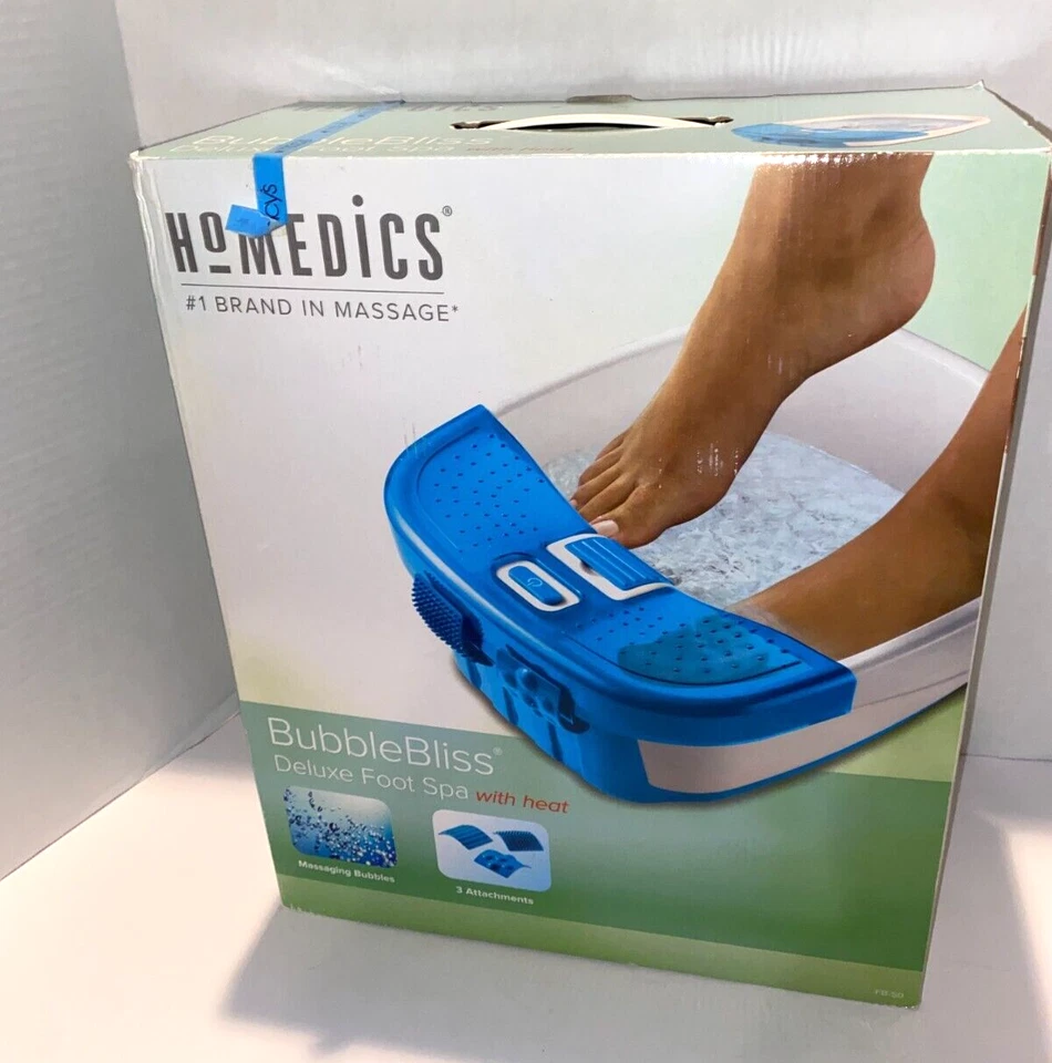 Nuevo HoMedics Bubble Bliss Deluxe Foot Spa con calor; burbujas de masaje Foto 1 de 1