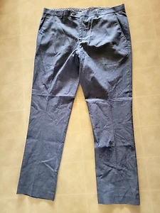 Paisley & Grey Men’s Slim Fit Chambray Blue Pants 36”x32” NOT - Picture 1 of 3