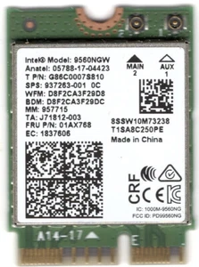HP 937263-001 INTEL DUAL BAND WIRELESS-AC 9560NGW M.2 NGFF WIFI W/BT 5.0 - NEW! - Picture 1 of 1
